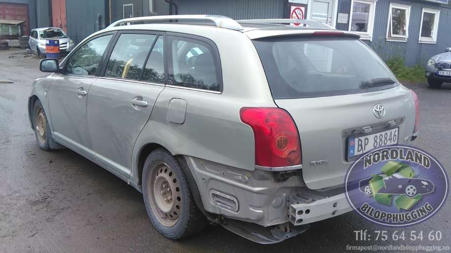 Toyota Avensis 2003-2008 (Type II) delebil , Motorkode: 1CD-FTV, Girkassekode: 
