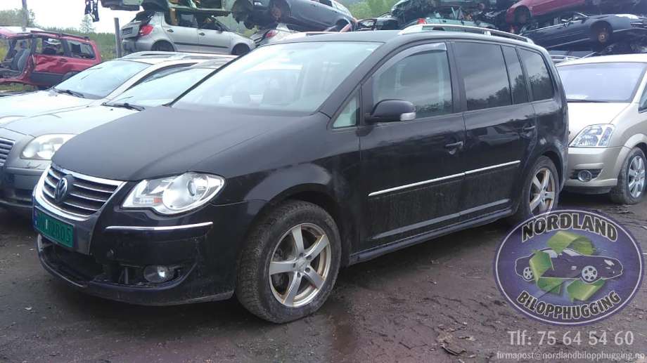 VW Touran, 2007-2010 (Type I, Fase 2)  delebil , Motorkode: BLS