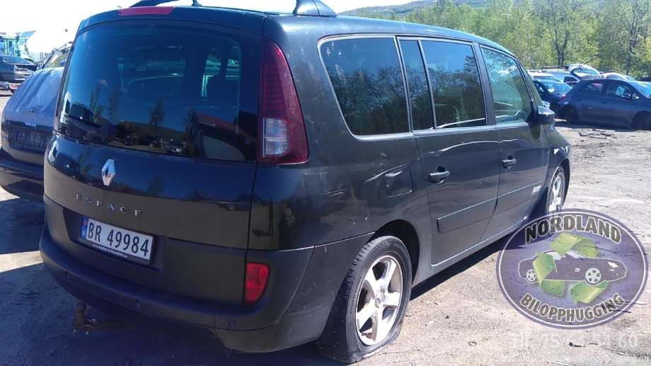 Renault Espace 2003-2009 (Type IV) delebil , Motorkode: M9R A7, Girkassekode: 