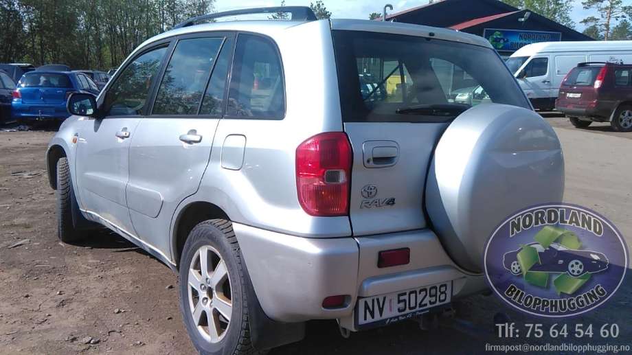 Toyota RAV4 2000-2006 (Type II) delebil , Motorkode: 1CD-FTV, Girkassekode: 