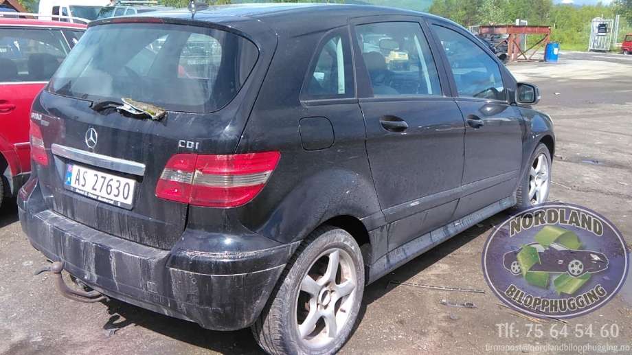 Mercedes B-Klasse 2008-2011 (Fase 2) (W245) (W245), Motorkode: , Girkassekode: 