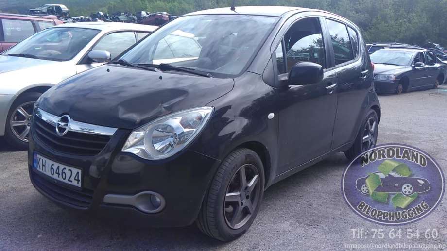 Opel Agila, 2008-2013  delebil , Motorkode: K12B
