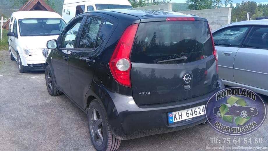 Opel Agila 2008-2013 delebil , Motorkode: K12B, Girkassekode: 