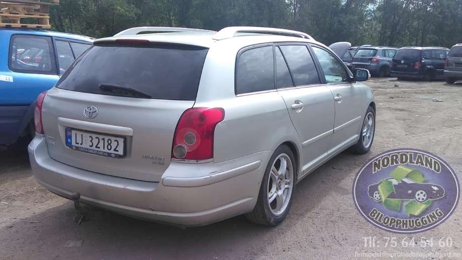 Toyota Avensis 2003-2008 (Type II) delebil , Motorkode: 1AD-FTV, Girkassekode: 