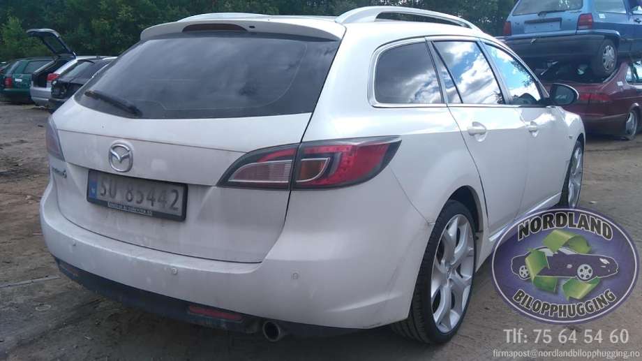 Mazda 6 2008-2010 (Type II, Fase 1) delebil , Motorkode: R2, Girkassekode: 