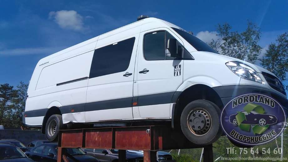 Mercedes Sprinter 2013-2018 (Fase 2) (906) delebil , Motorkode: 642.896, Girkassekode: 