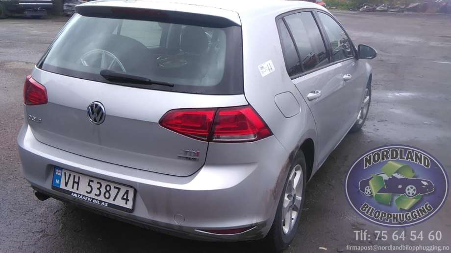 VW Golf VII 2012-2017 (Fase 1) , Motorkode: CLH, Girkassekode: