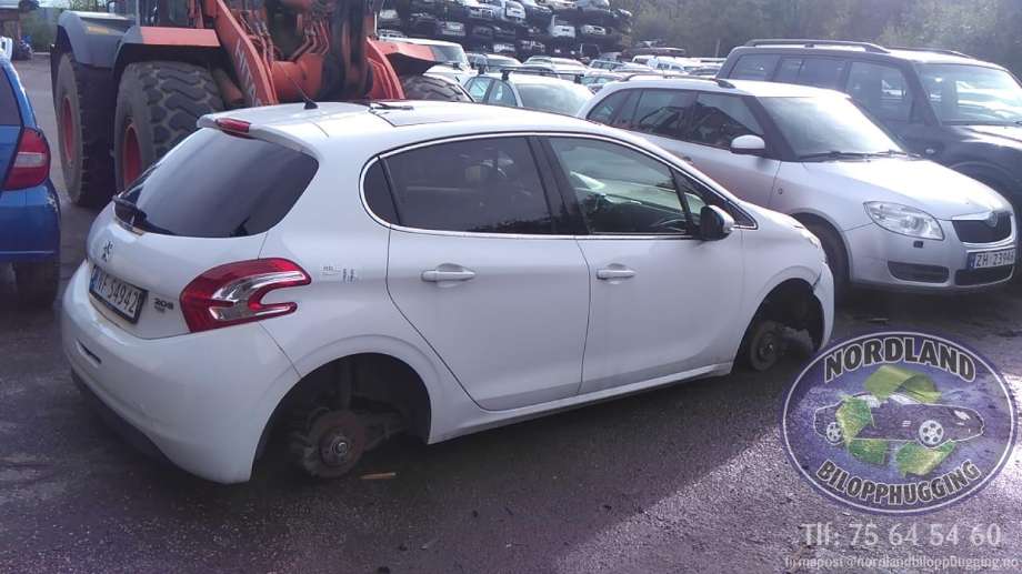 Peugeot 208, 2012-2019 (Type I)  delebil , Motorkode: 9H06