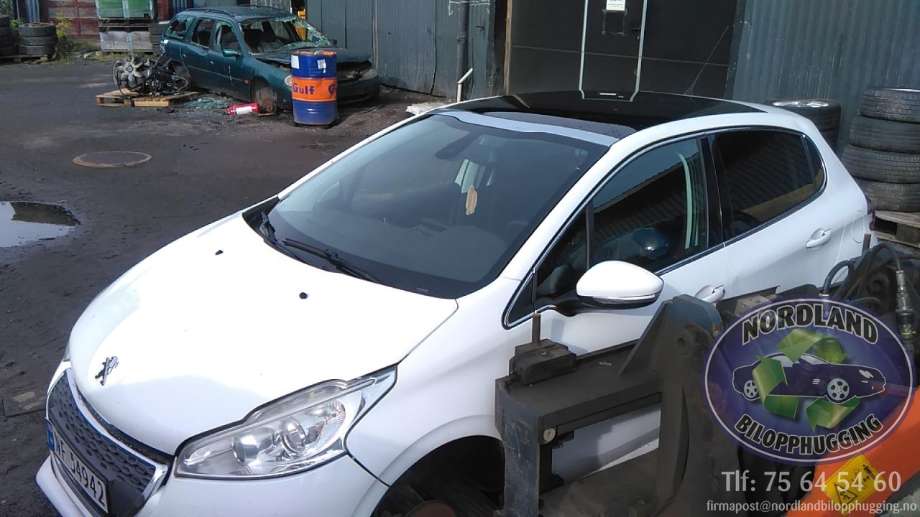 Peugeot 208 2012-2019 (Type I) delebil , Motorkode: 9H06, Girkassekode: