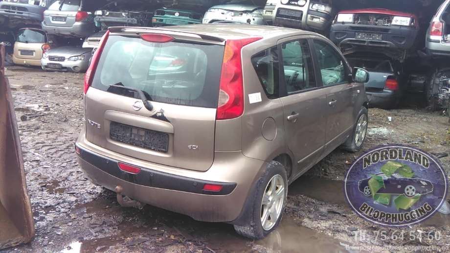 Nissan Note, 2006-2013 (Type I) delebil , Motorkode: K9K