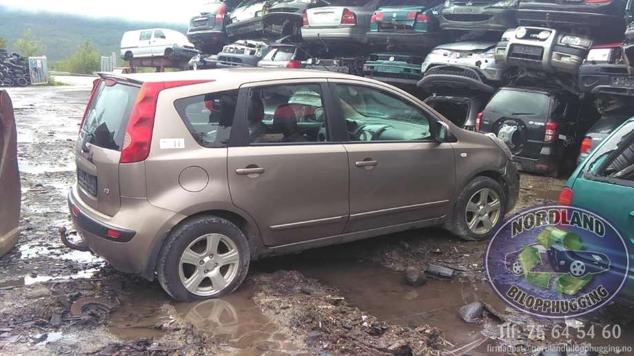 Nissan Note 2006-2013 (Type I) delebil , Motorkode: K9K, Girkassekode: 