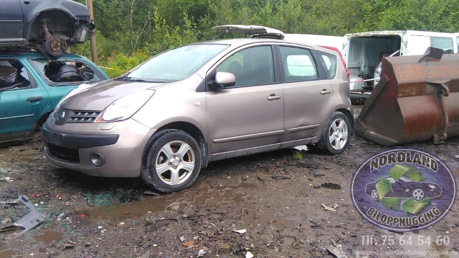 Nissan Note 2006-2013 (Type I) delebil , Motorkode: K9K, Girkassekode: 