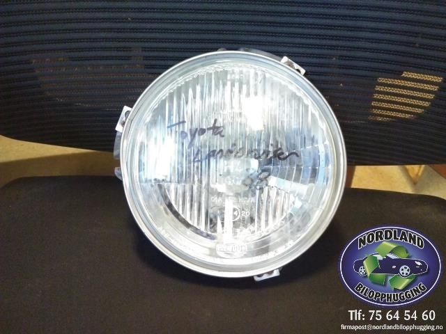 Frontlykt høyre halogen til Toyota Land Cruiser 60, 1980-1990