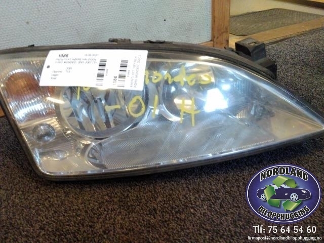 Frontlykt høyre halogen til Ford Mondeo, 2001-2007 (Type III)  