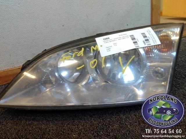 Frontlykt venstre halogen til Ford Mondeo 2001-2007 (Type III)