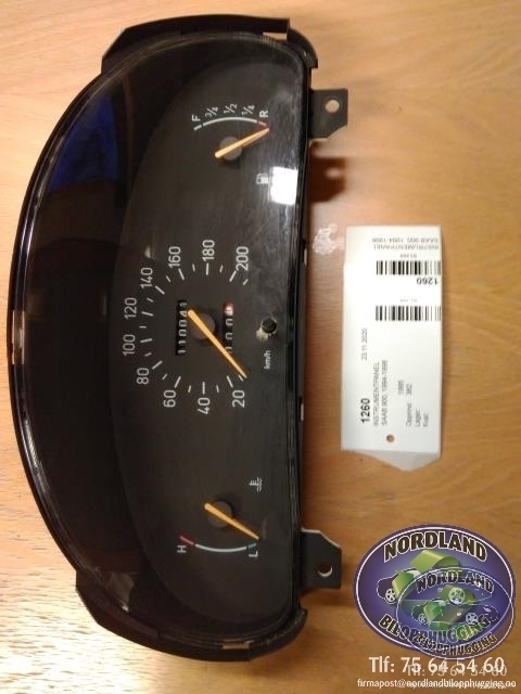 Instrumentpanel til Saab 900, 1994-1998  