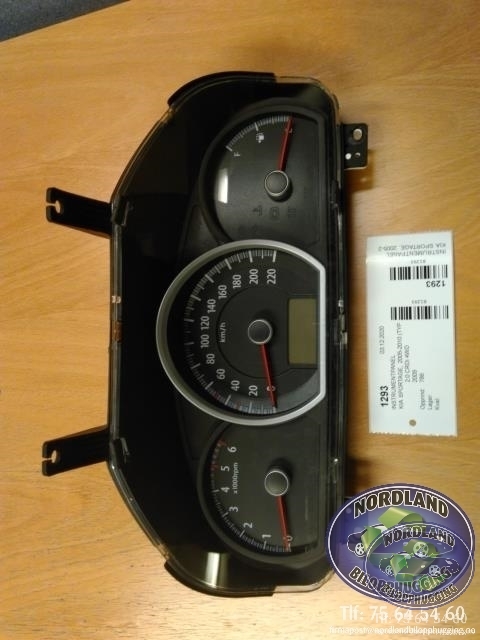 Instrumentpanel til Kia Sportage, 2005-2010 (Type II)  