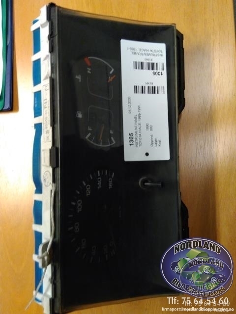 Instrumentpanel til Toyota Hiace 1989-1995
