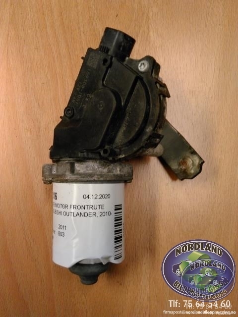 Viskermotor frontrute til Mitsubishi Outlander, 2010-2012 (Type II, Fase 2)  