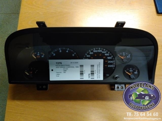 Instrumentpanel til Jeep Grand Cherokee, 1999-2004  