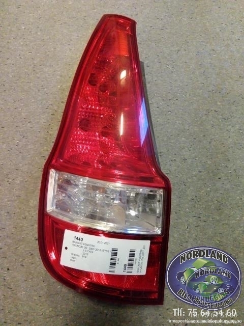 Baklykt venstre til Hyundai i30, 2007-2012 (Type I)  