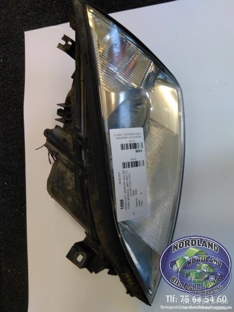 Frontlykt venstre halogen til Ford Mondeo 2001-2007 (Type III)
