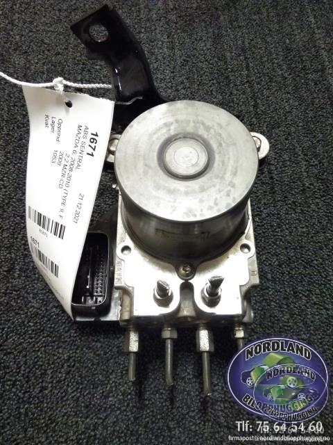 ABS sentral til Mazda 6, 2008-2010 (Type II, Fase 1)  