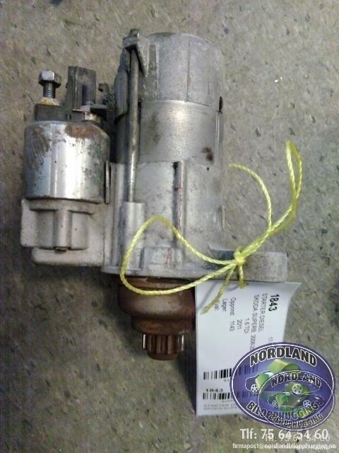 Starter diesel til Škoda Superb, 2008-2015 (Type II)
