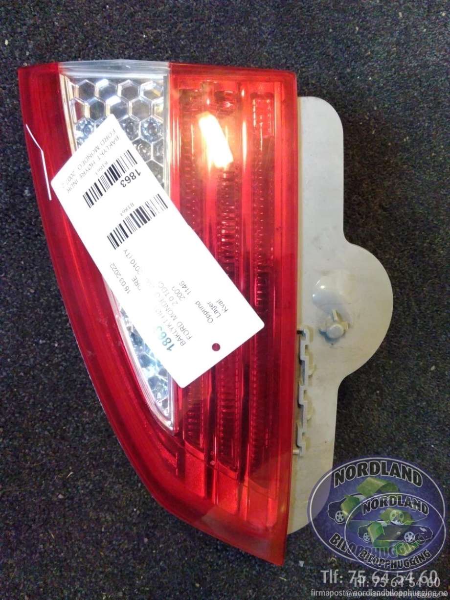 Baklykt høyre indre til Ford Mondeo 2007-2010 (Type IV, Fase 1)  