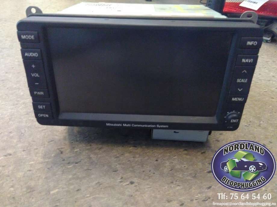 Bilstereo navigasjon til Mitsubishi Outlander, 2010-2012 (Type II, Fase 2)  