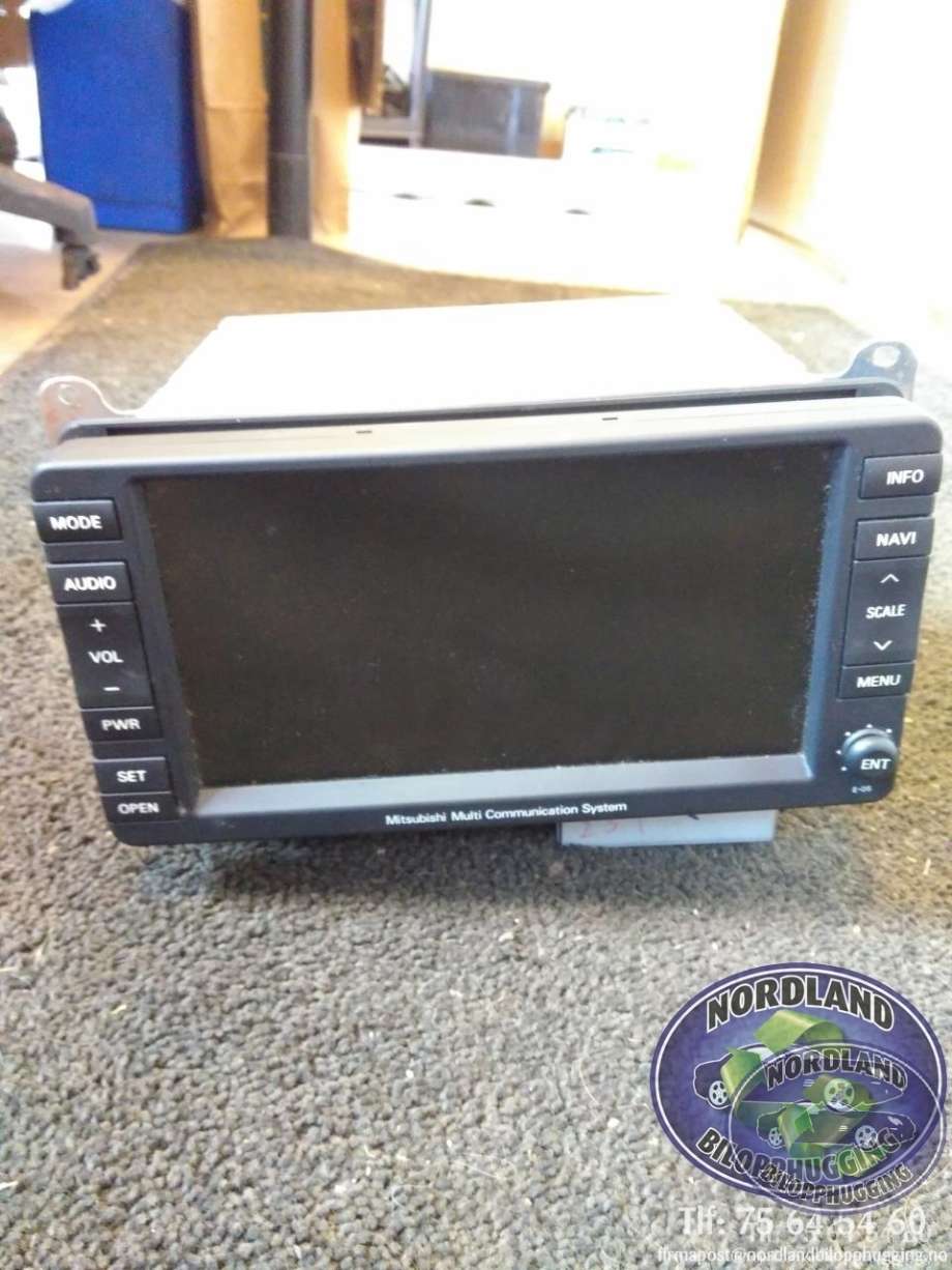 Bilstereo navigasjon til Mitsubishi Outlander 2010-2012 (Type II, Fase 2)