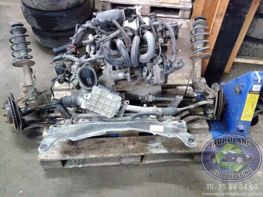 Motor bensin til Toyota Yaris 2006-2009 (Type II, Fase 1)  