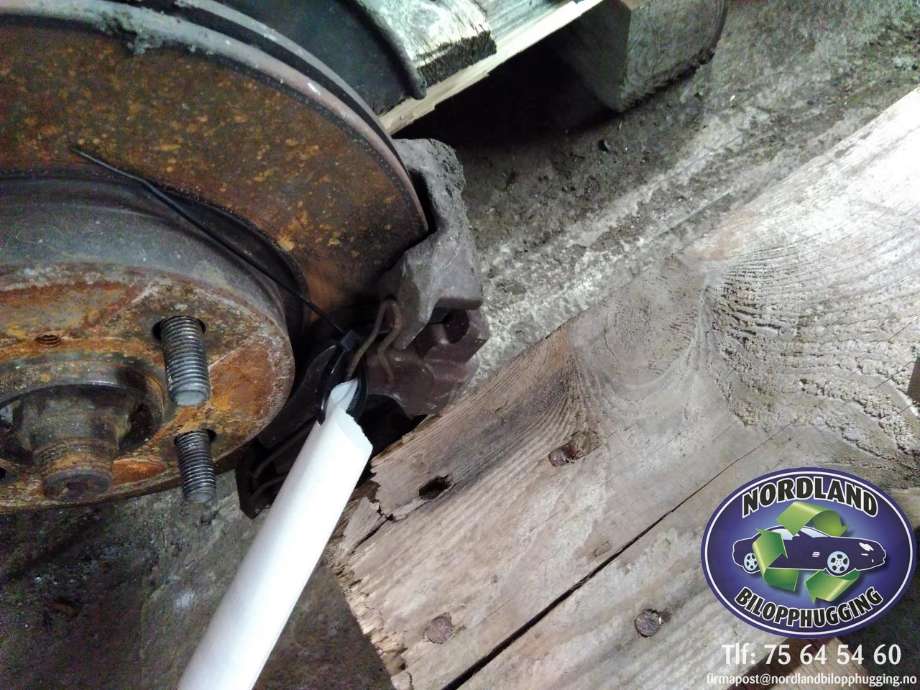 Bremsecaliper høyre foran til Toyota Yaris, 2006-2009 (Type II, Fase 1)  