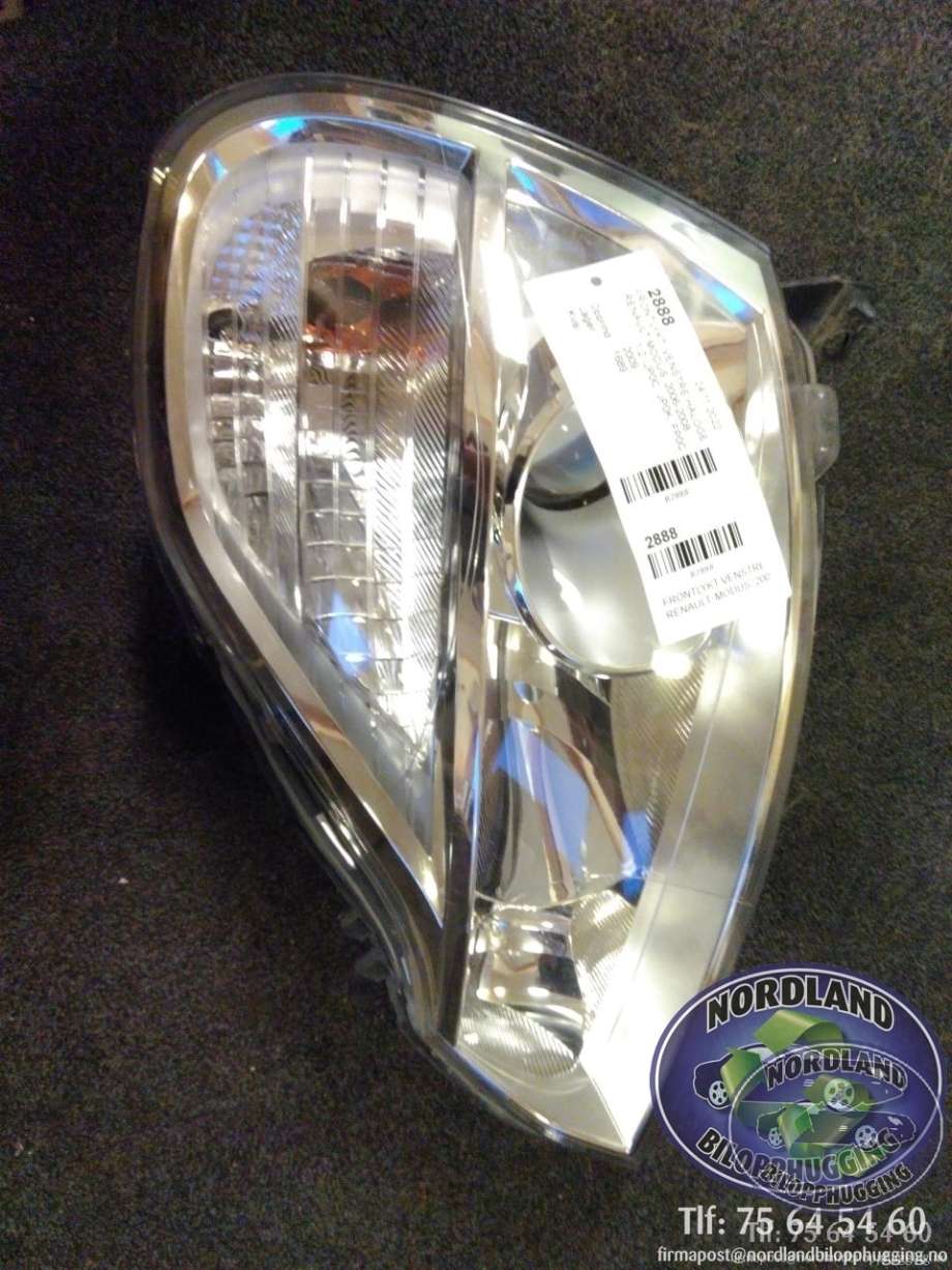 Frontlykt venstre halogen til Renault Modus, 2006-2008  