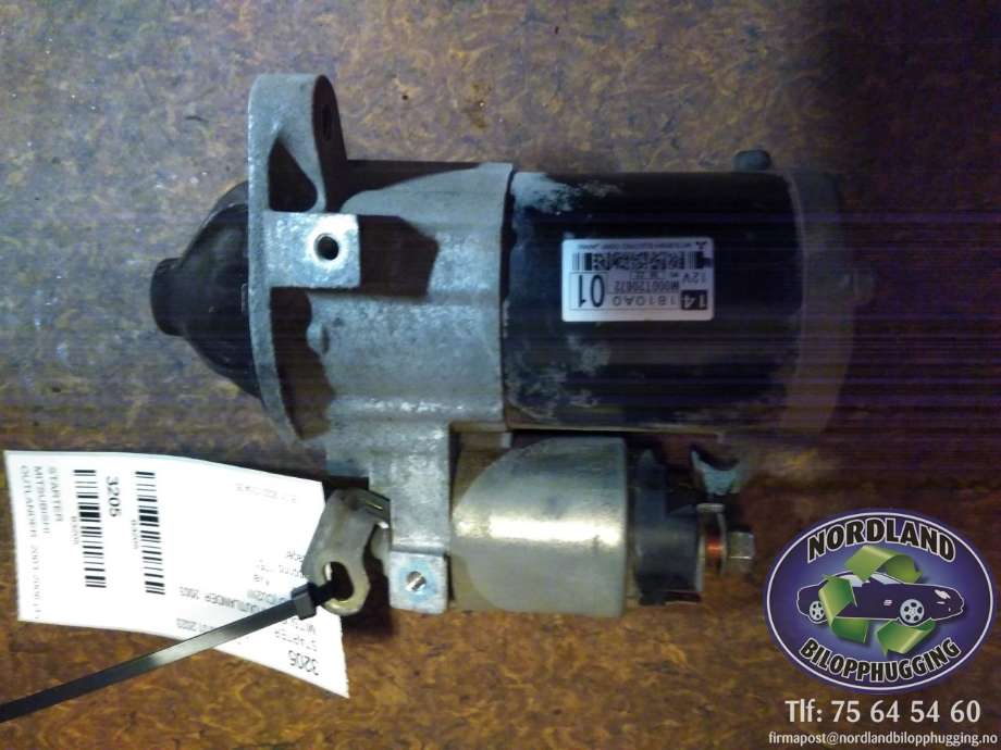 Starter til Mitsubishi Outlander, 2003-2006 (Type I)  