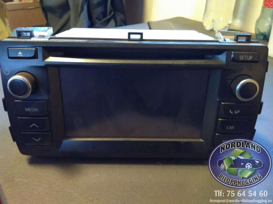 Bilstereo navigasjon til Toyota Auris, 2013-2015 (Type II, Fase 1)  