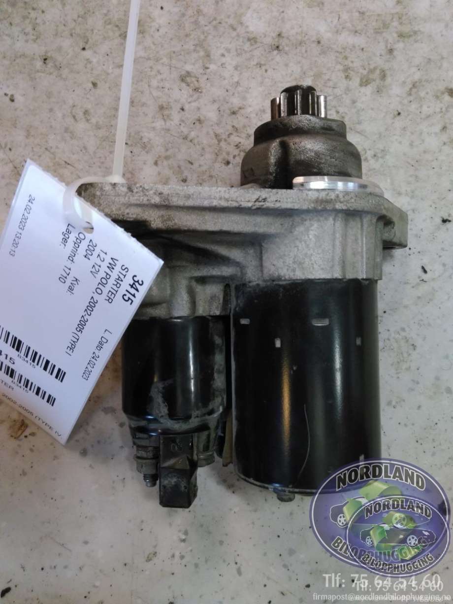 Starter til VW Polo 2002-2005 (Type IV, Fase 1)
