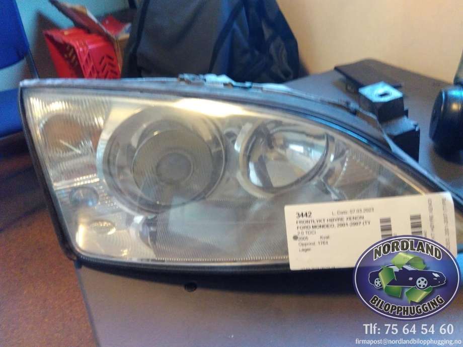 Frontlykt høyre xenon til Ford Mondeo 2001-2007 (Type III)