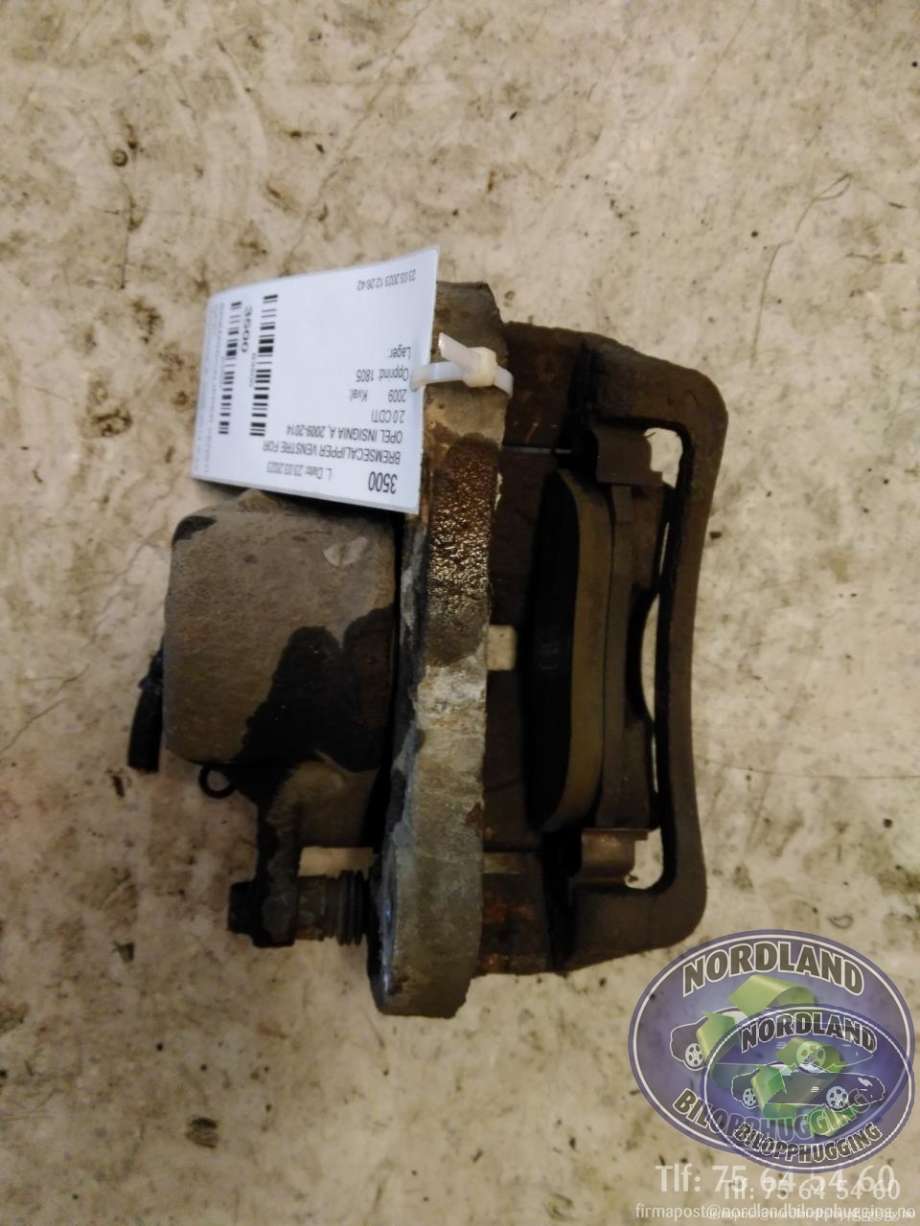 Bremsecaliper venstre foran til Opel Insignia A, 2009-2014  