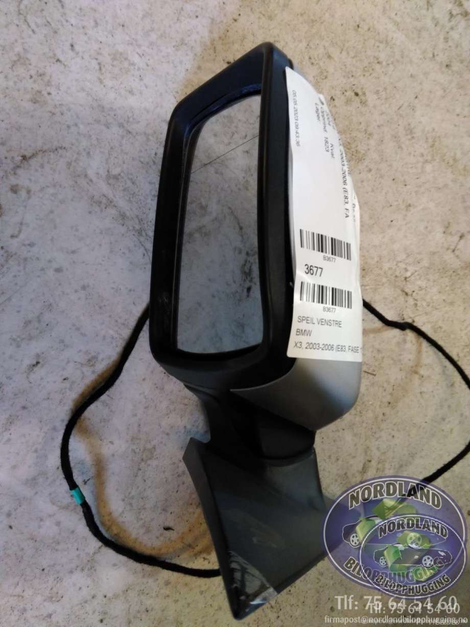 Speil venstre til BMW X3 2003-2006 (Fase 1) (E83) (E83)