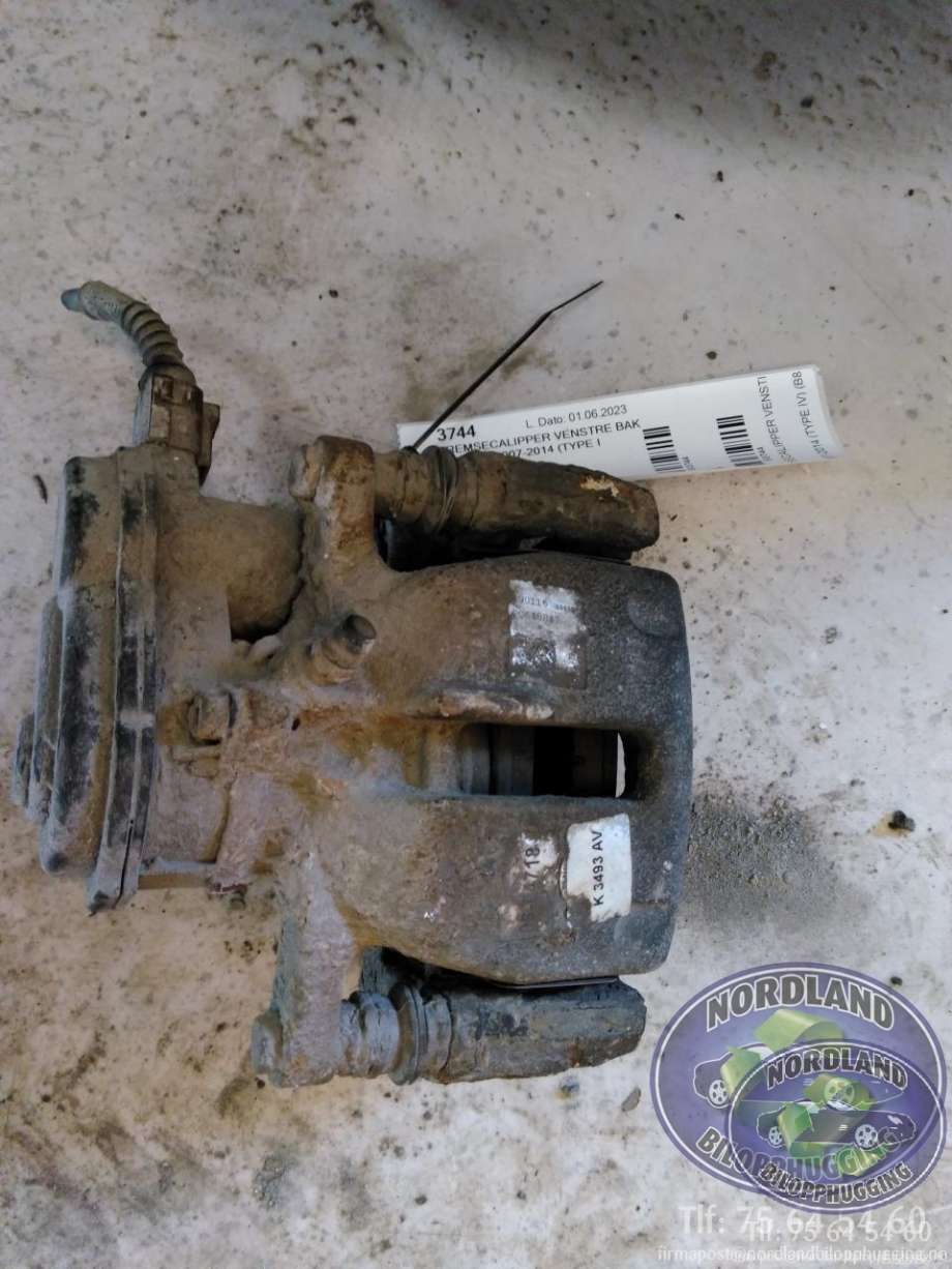 Bremsecaliper venstre bak, elektrisk til Audi A4 2007-2014 (Type IV) (B8) (B8) 