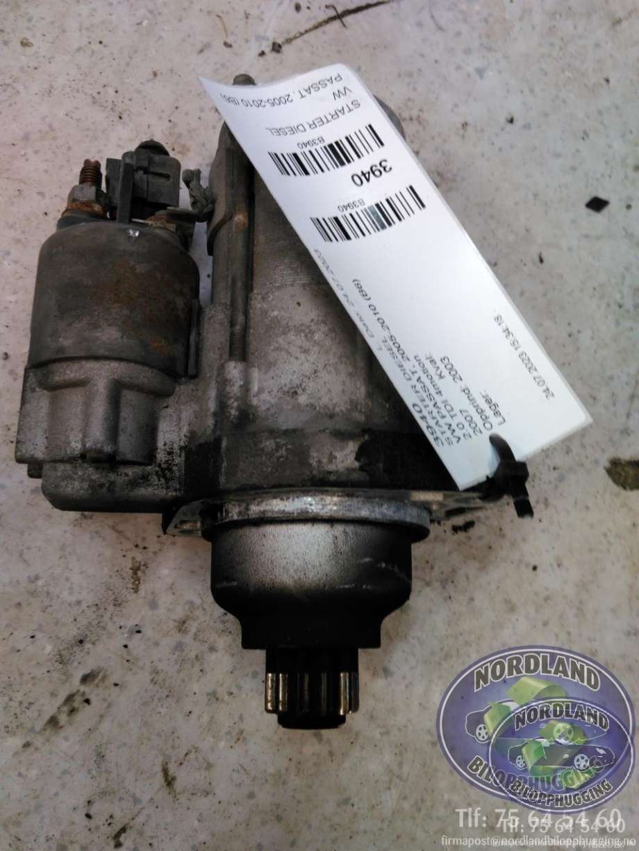 Starter diesel til VW Passat, 2005-2010 (B6) (B6) 