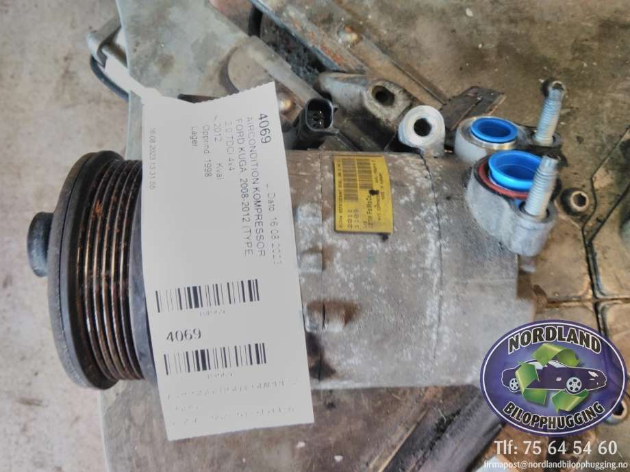 Aircondition kompressor til Ford Kuga, 2008-2012 (Type I)  