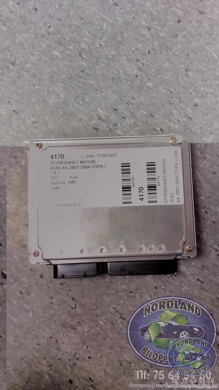 Styreenhet motor til Audi A4 2001-2004 (Type II) (B6) (B6) (8E0 909 518 A|BOSCH 0 261 206 870|)