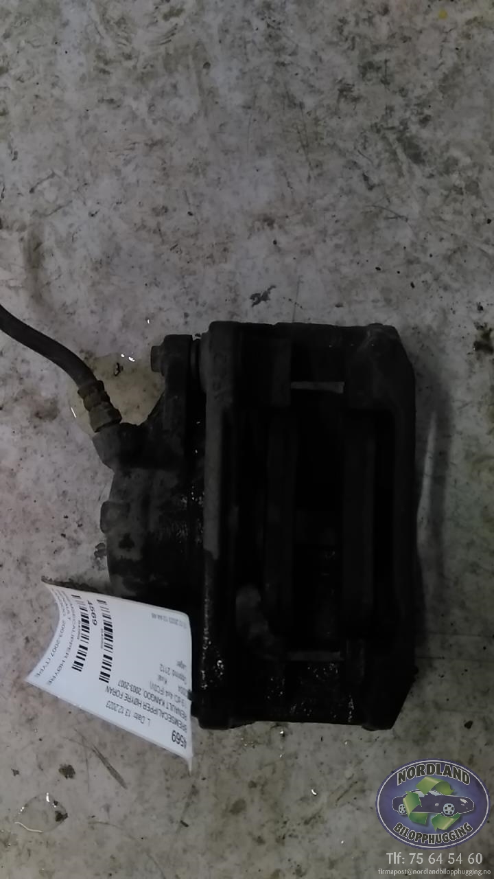 Bremsecaliper høyre foran til Renault Kangoo, 2003-2007 (Type I, Fase 2)