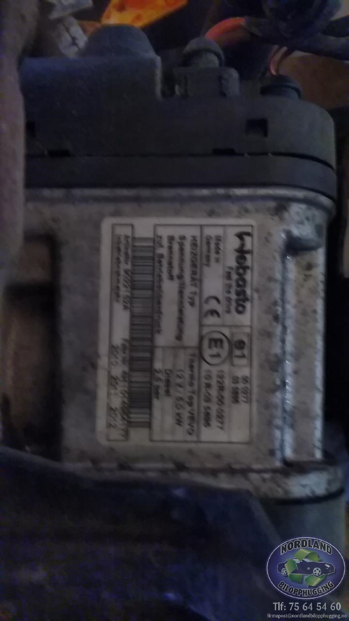 Dieselvarmer til VW Caddy, 2010-2015 (Type III, Fase 2) (4H1014954177)