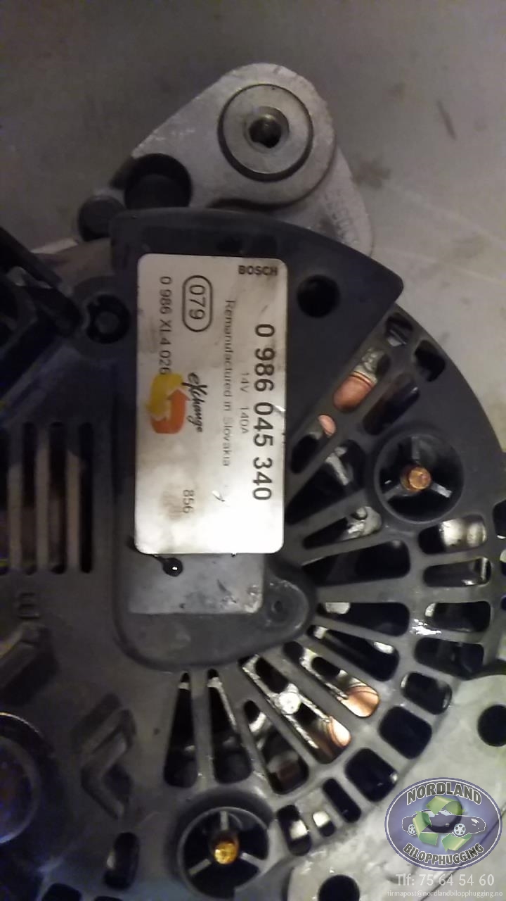 Dynamo diesel til VW Caddy 2010-2015 (Type III, Fase 2)