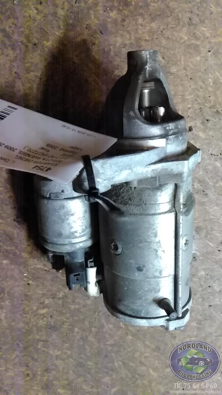 Starter diesel til Toyota Avensis, 2009-2015 (Type III, Fase 1)  