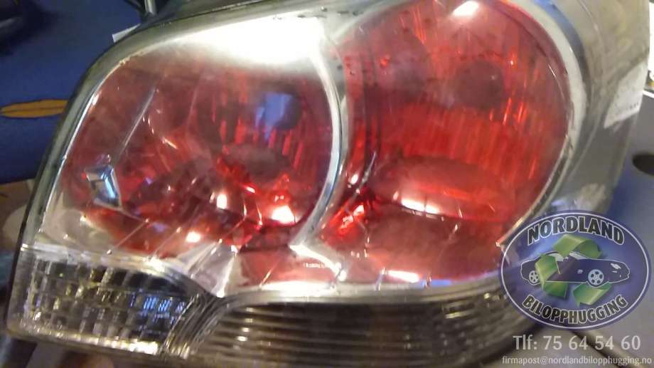 Baklykt høyre til Mitsubishi Outlander, 2003-2006 (Type I)  