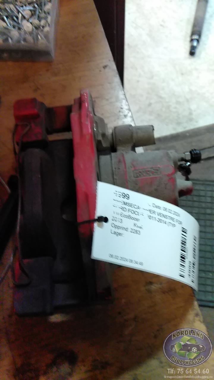 Bremsecaliper venstre foran til Ford Focus, 2011-2014 (Type III, Fase 1)  